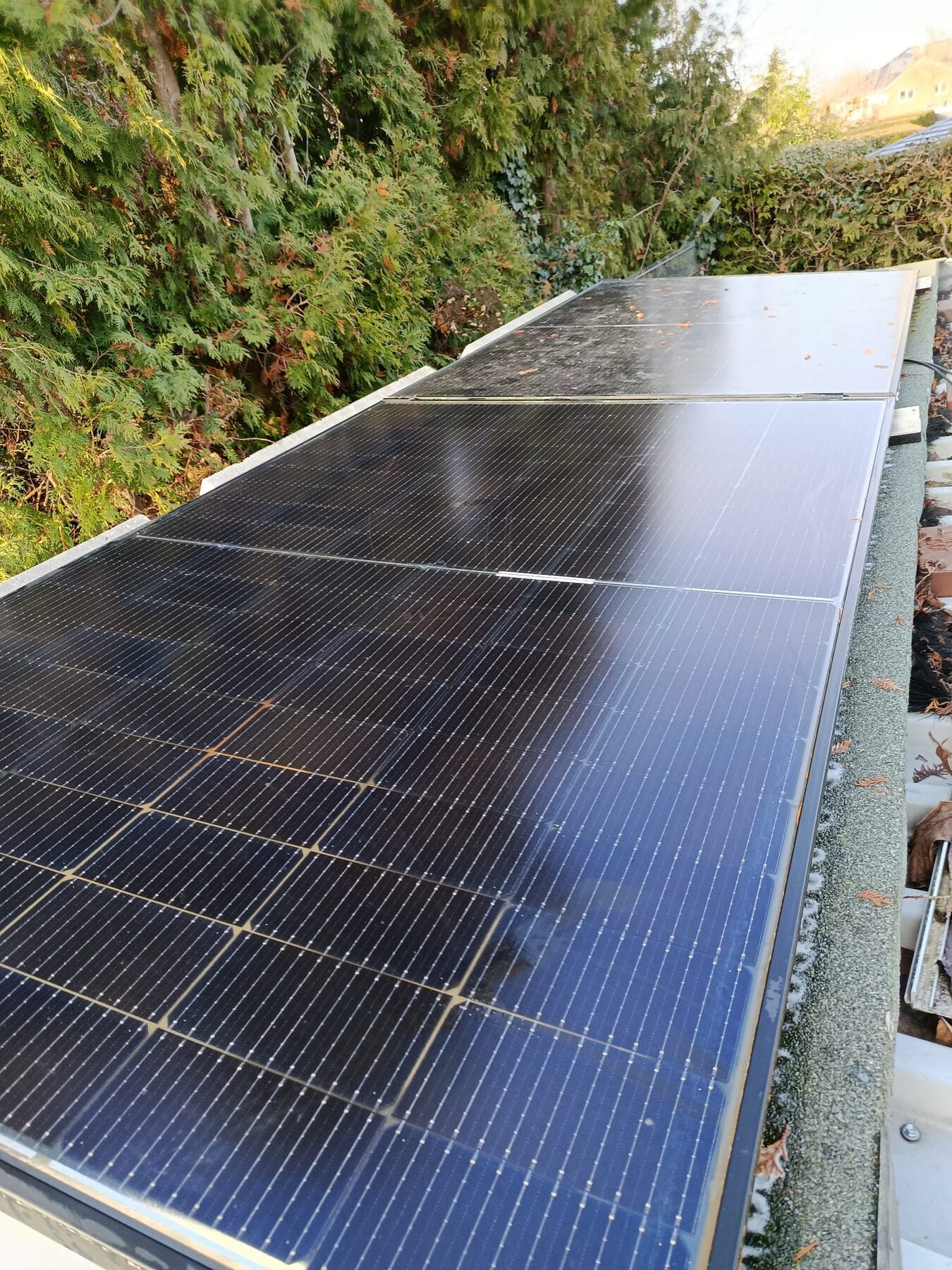 Photovoltaikmodule auf einem Dach