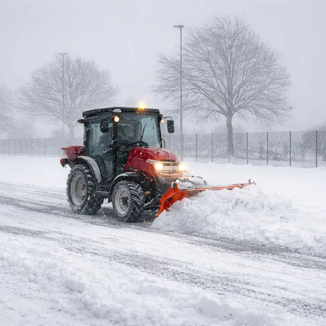 Weiterer realer Arbeitseindruck von RTS aus dem Bereich Winterdienst