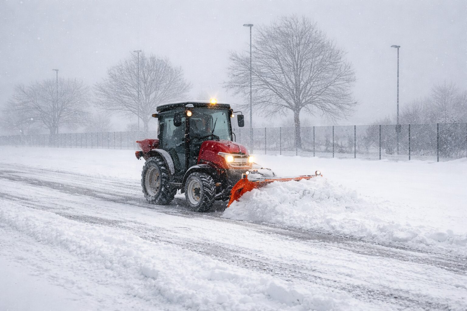 Weiterer realer Arbeitseindruck von RTS aus dem Bereich Winterdienst