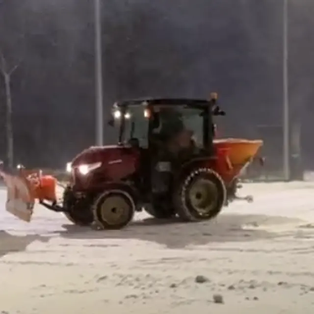 Weiterer realer Arbeitseindruck von RTS aus dem Bereich Winterdienst