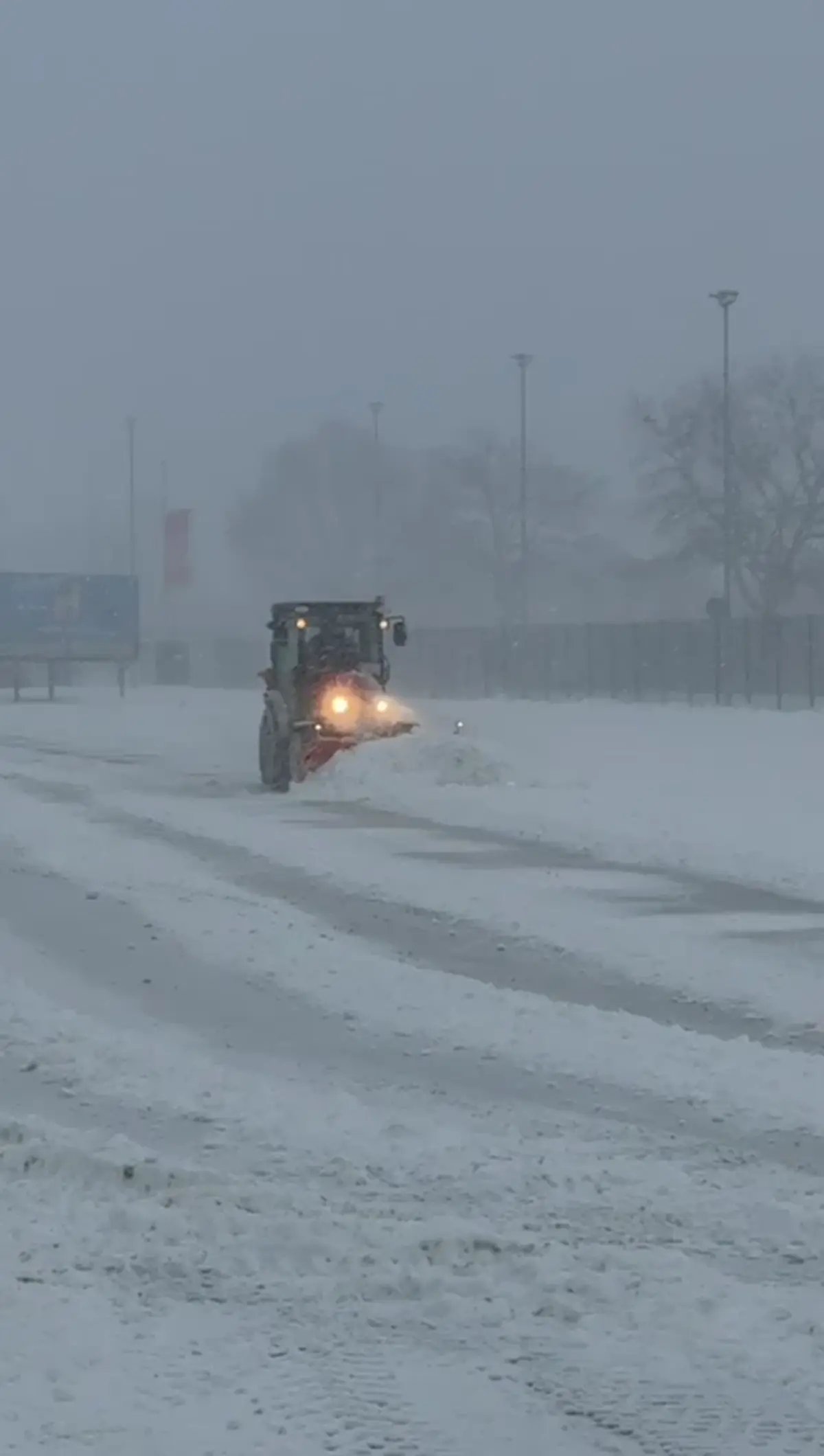 Weiterer realer Arbeitseindruck von RTS aus dem Bereich Winterdienst